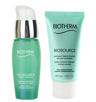 BIOTHERM 碧欧泉 润透精华露 15ml + 新活泉润透洁面乳 50ml