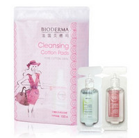 BIODERMA 贝德玛 夏季控油舒爽套装 （化妆棉100片+控油洁肤液10ml+修护爽肤水10ml）