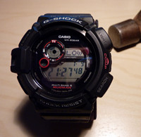 CASIO 卡西欧 G-SHOCK Mudman 泥人系列 GW-9300-1 男士腕表