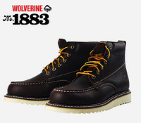 限尺码：WOLVERINE Apprentice W09096 女士真皮工装靴