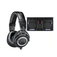 audio-technica 铁三角 ATH-M50x 监听耳机+Korg USB DJ控制器