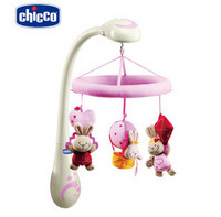 chicco 智高 C00071497000000  粉色小兔床铃