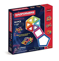 MAGFORMERS 儿童益智玩具磁力片 62片装 