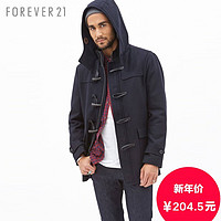 FOREVER 21 男士连帽大衣