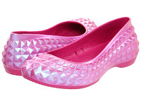 限5码：crocs 卡骆驰 Super Molded Iridescent Flat 女士平底鞋