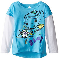 凑单品：adidas 阿迪达斯 Little Girls' Fun Tastic Tee 女童T恤