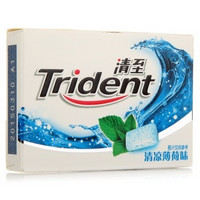 移动端：Trident 清至 无糖口香糖 清凉薄荷 27g（约20粒）
