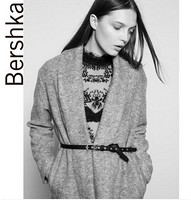 Bershka 06321405 毛呢风衣 