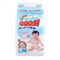 GOO.N 大王 婴幼儿纸尿裤L54片 适用9-14kg(4包起售）