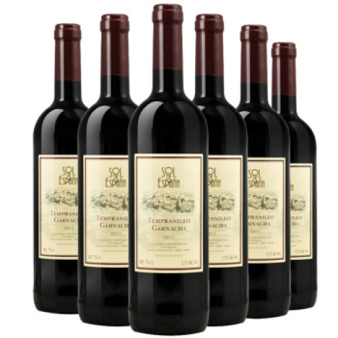 移动端:sol de espana 索之光 干红葡萄酒 750m