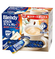 AGF Blendy Stick 牛奶速溶咖啡1/2卡路里 100支