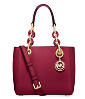 MICHAEL  Michael Kors Cynthia mini 女款真皮手提包