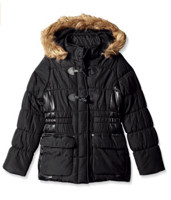 凑单品：Jessica Simpson Faux-Fur Toggle Parka 女童外套