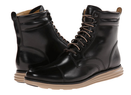 歌涵 COLE HAAN Lunargrand 男士系带靴