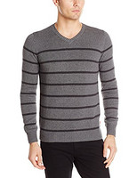 凑单品：Levi's 李维斯 Winger Striped V-Neck 男士针织衫