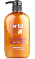 凑单品：KUMANOYUSHI 熊野油脂 马油护发素 600ml