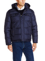 TOMMY HILFIGER Nylon Puffer 男士带帽棉服