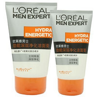 限地区：LOREAL PARIS 巴黎欧莱雅 男士 劲能深层净化洁面膏 100ml