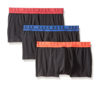 凑单品：HUGO  BOSS Cotton Stretch 平角内裤 3条装