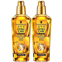 Schwarzkopf 施华蔻 金致润养 瞬柔精油 75ml*2瓶