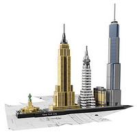 新低价：LEGO 乐高 Architecture 建筑系列 21028 纽约城