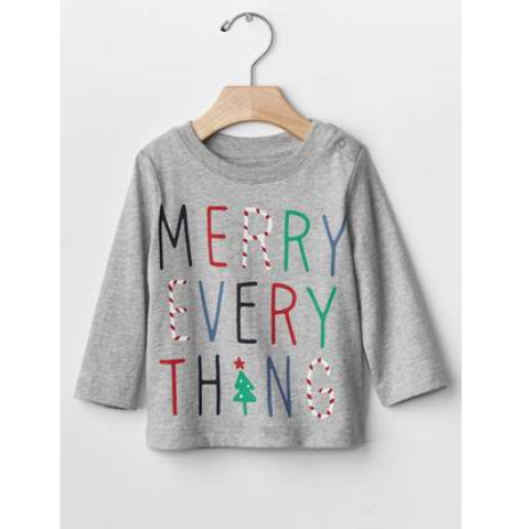 GAP 盖璞 693119 童款长袖T恤 29元_天猫精选