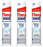 凑单品：Theramed Natur-weiB 自然美白站立式牙膏 100ml*3支