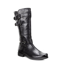 ecco 爱步 Touch 25 Buckle High 女士真皮高筒靴