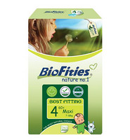BioFities 爱婴舒坦纸尿裤升级版4号L（60片）