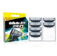 Gillette 吉列 锋速3 剃须刀刀片 （6刀头）*2件