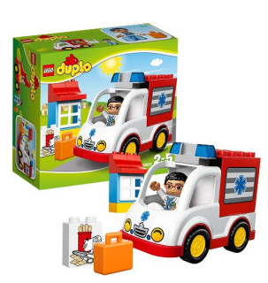 lego 乐高 得宝主题拼砌系列 10527 救护车
