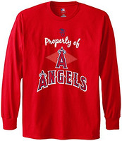 凑单品，限L码：MLB 美国职棒大联盟 Los Angeles Angels 洛杉矶天使队 长袖T恤