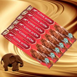 cote d'or 克特多 金象 牛奶巧克力条47g*6条 19.9元包邮