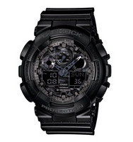 手机端，钻石会员：CASIO 卡西欧 G-SHOCK系列 GA-100CF-1A 男士石英表