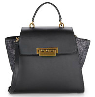 ZAC ZAC POSEN Eartha Leather & Coated Canvas Satchel 女士单肩包