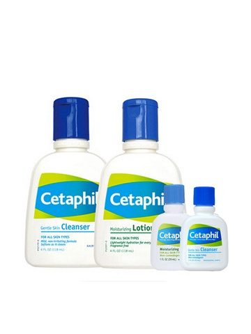 Cetaphil 丝塔芙 洗面奶套装 （洗面奶 118ml+29ml+润肤乳 118ml+29ml）