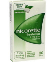 Nicorette 力克雷 薄荷味戒烟口香糖 30粒