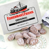 再特价：Fisherman's Friend 渔夫之宝 特强润喉糖 原味 40g