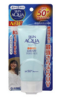 凑单品新低价：ROHTO 乐敦 SKIN AQUA SARAFIT 水感防晒霜 （80g，SPF50+， PA++++）