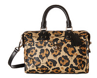 COACH 蔻驰 Leopard Ocelot Print Rhyder 24 女士手提斜挎包