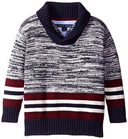 限L码：TOMMY HILFIGER Long Sleeve Cowl Collar 男童毛衣