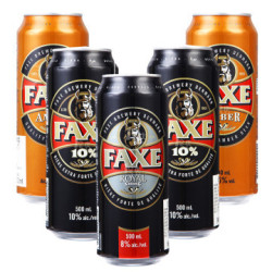 限地区:FAXE 法克 啤酒5罐组合 500mL*5听 2