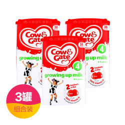 Cow&Gate 牛栏 奶粉 4段 800g 3罐组合装 33