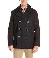 限尺码：TOMMY HILFIGER Wool-Blend Melton Classic 男士羊毛外套