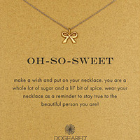 DOGEARED Oh-So-Sweet Bow Reminder 蝴蝶结 锁骨链