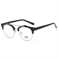 KD 设计师手制金属板材眼镜kb013（5色）+1.60非球面树脂镜片     