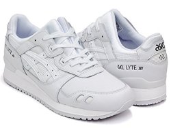 er GEL-LYTE III 全白复古休闲跑鞋 12960日元(