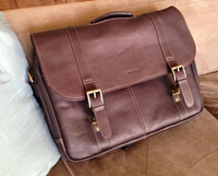 Samsonite 新秀丽 Colombian Leather Flapover 公文包