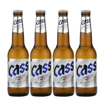 CASS 凯狮原味 啤酒 330ml*4瓶