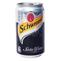 Schweppes Soda Water 玉泉梳打水 330ml*24罐